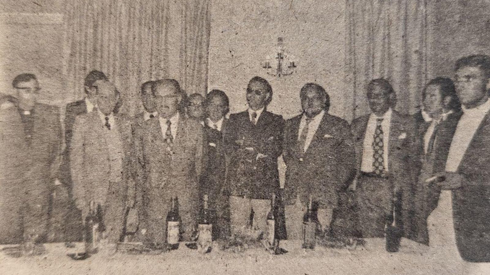 Acto de inauguración del edificio.