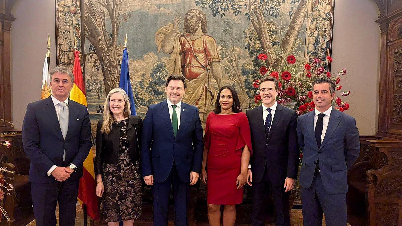 Encuentrto con las autoridades uruguayas