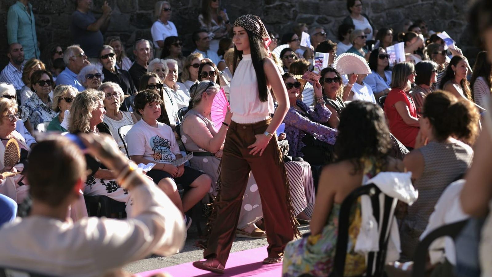 Desfile de moda en Pontevedra.