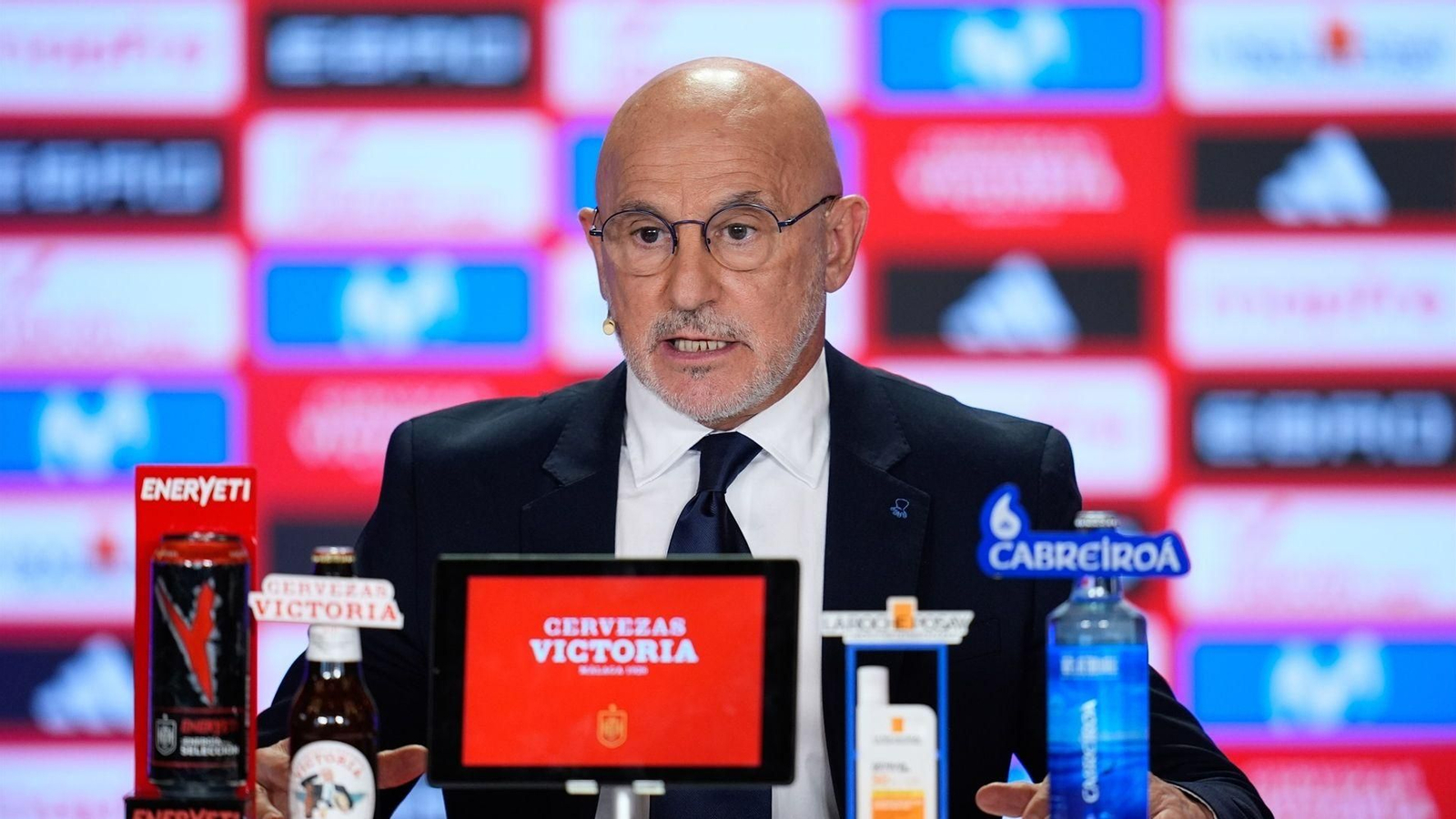 Luis de la Fuente durante la rueda de prensa tras anunciar los 26 convocados al Mundial 2026.