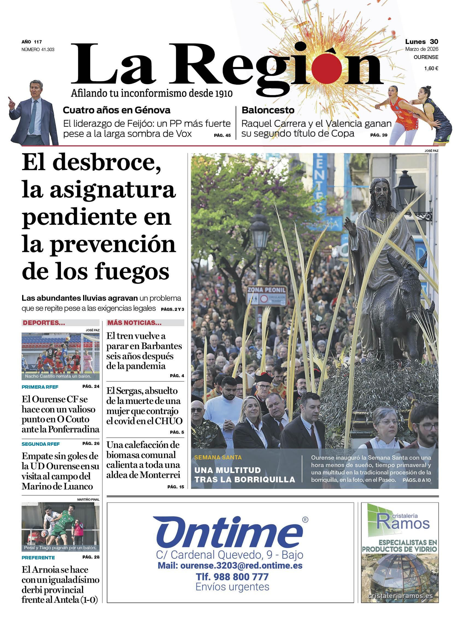 La portada de hoy
