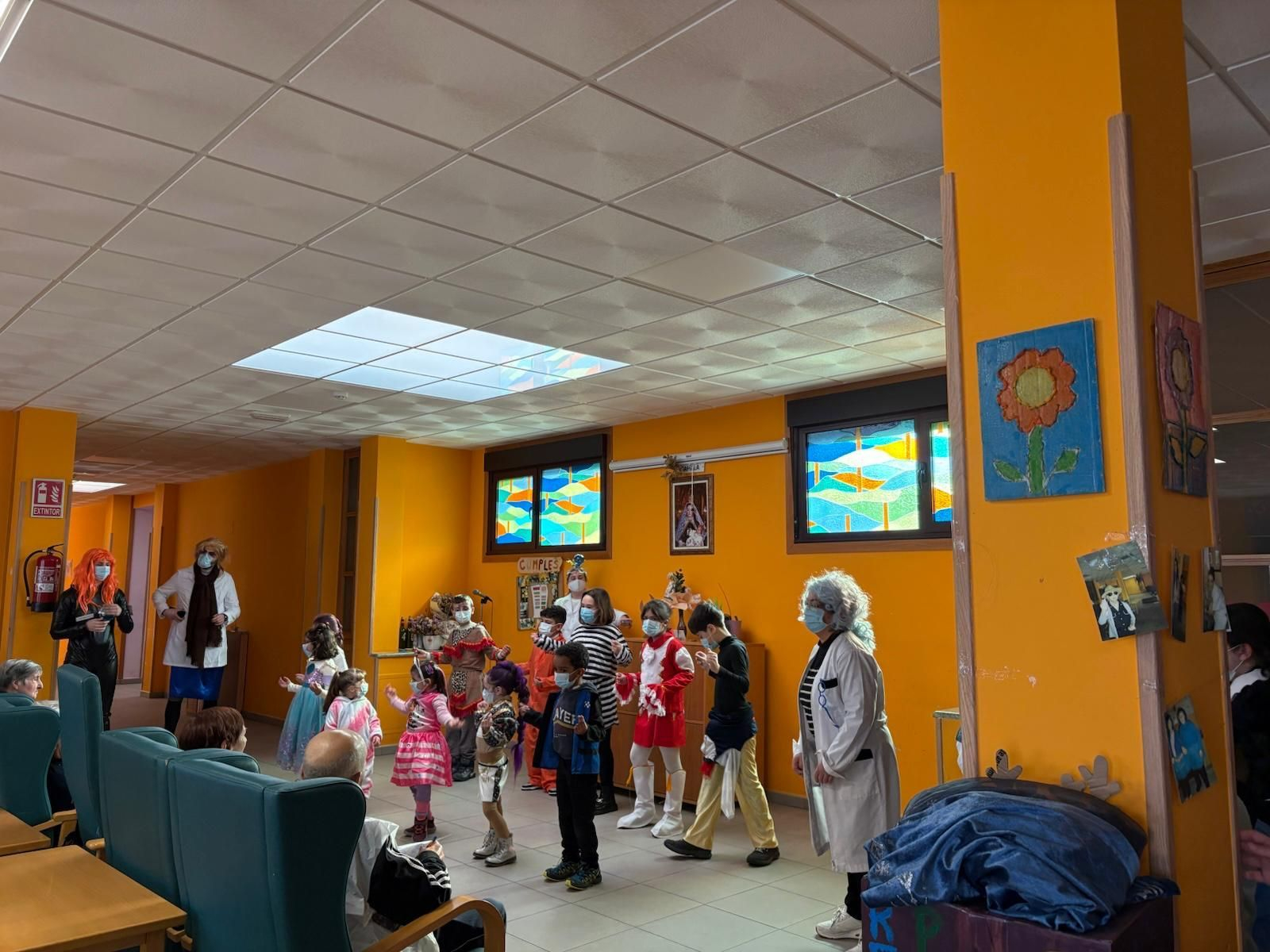 O Entroido no colexio Virxe da Pena da Sela do Irixo