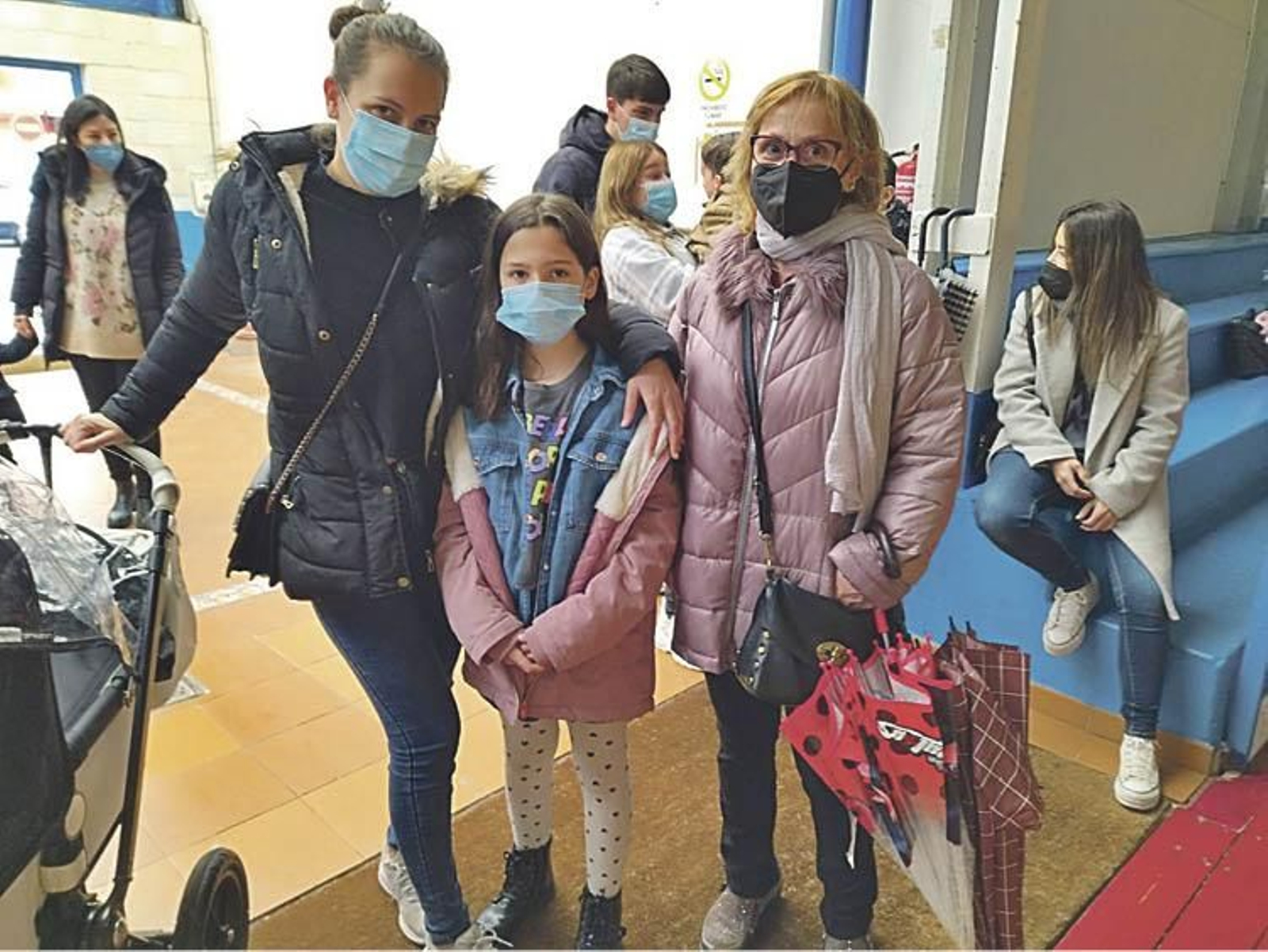 Marta, Sara y Elena.