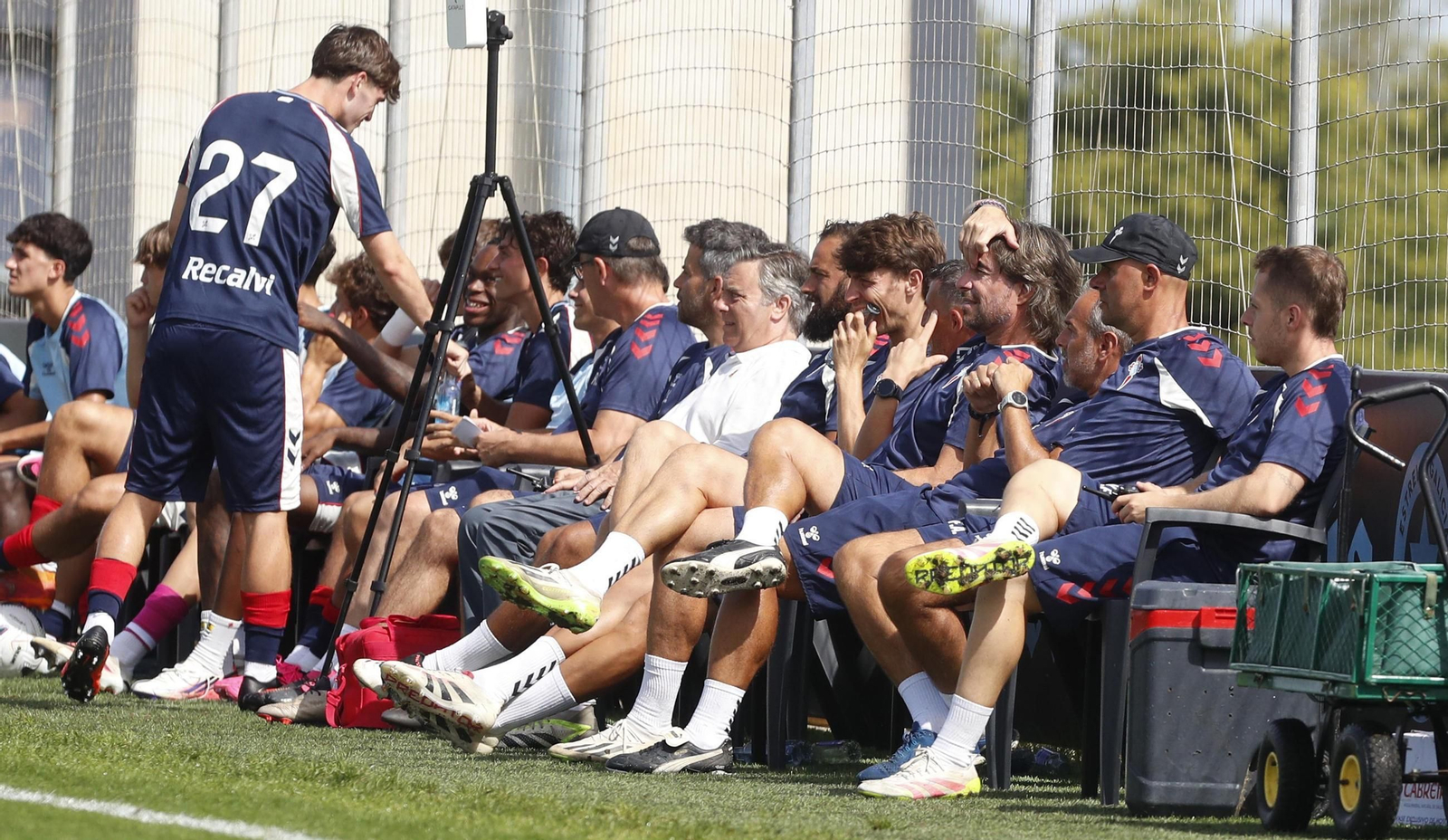 Galería | Celta Fortuna y Coruxo se miden en la pretemporada