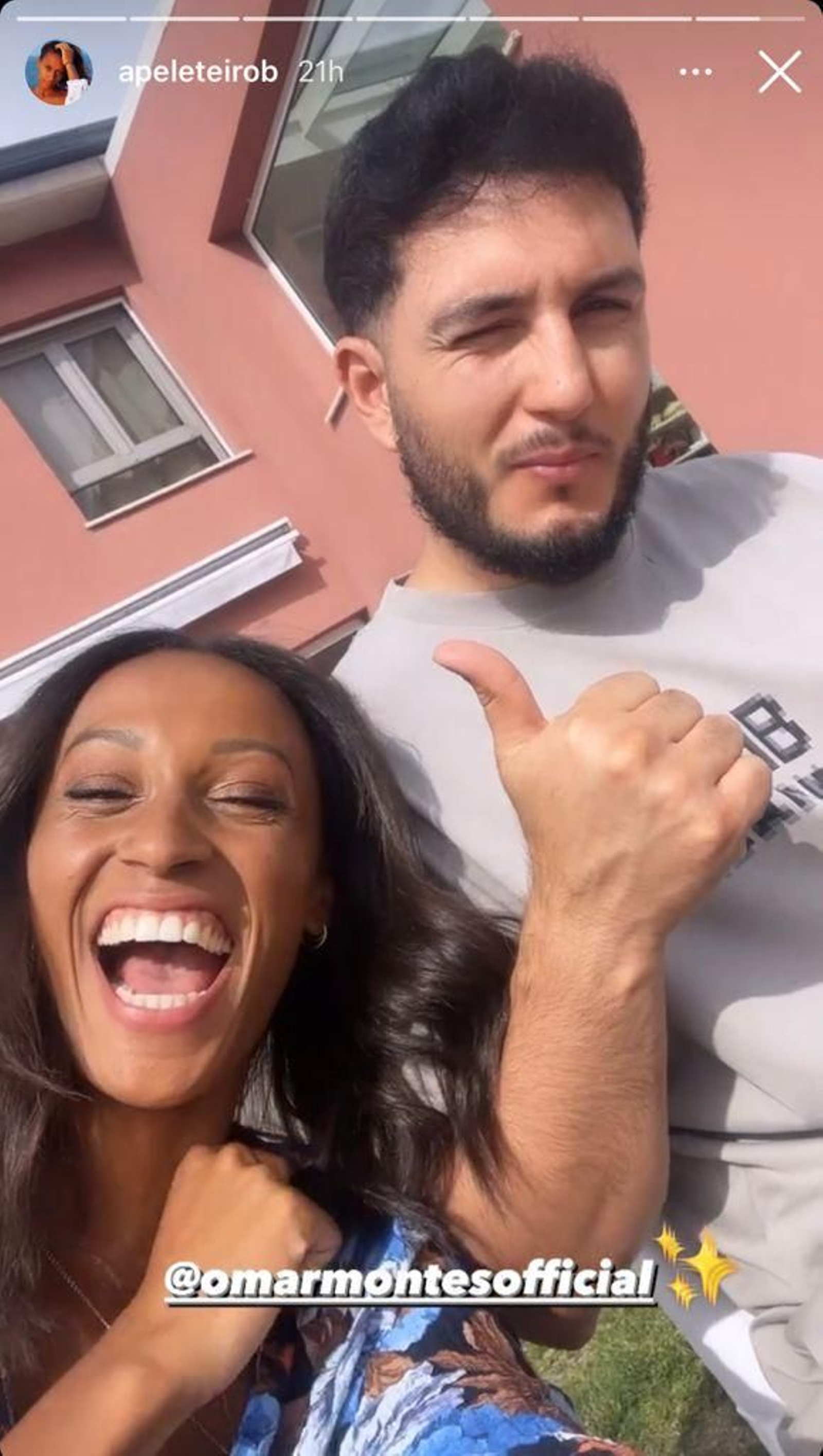 Ana Peleteiro y Omar Montes