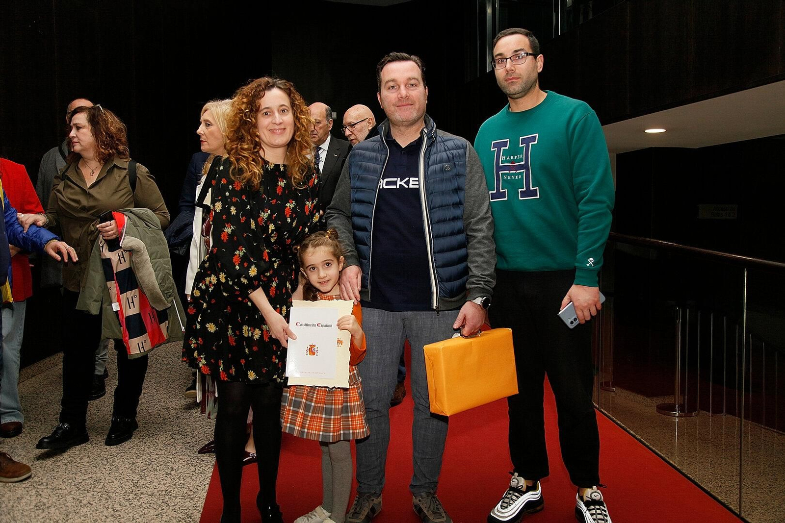 Noelia, Sofía, David y Fernando.