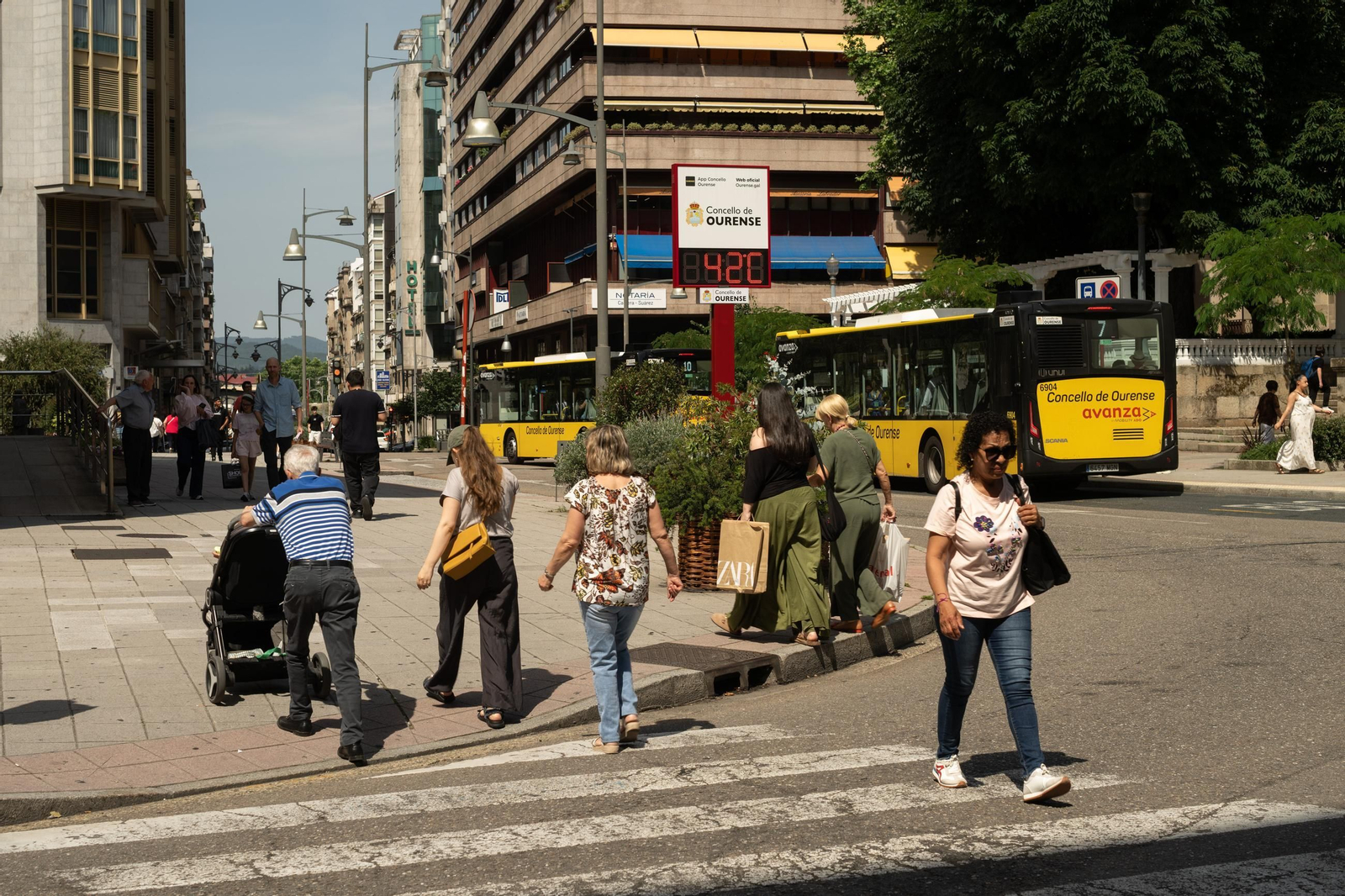 Galería | El calor ya ha llegado a Ourense