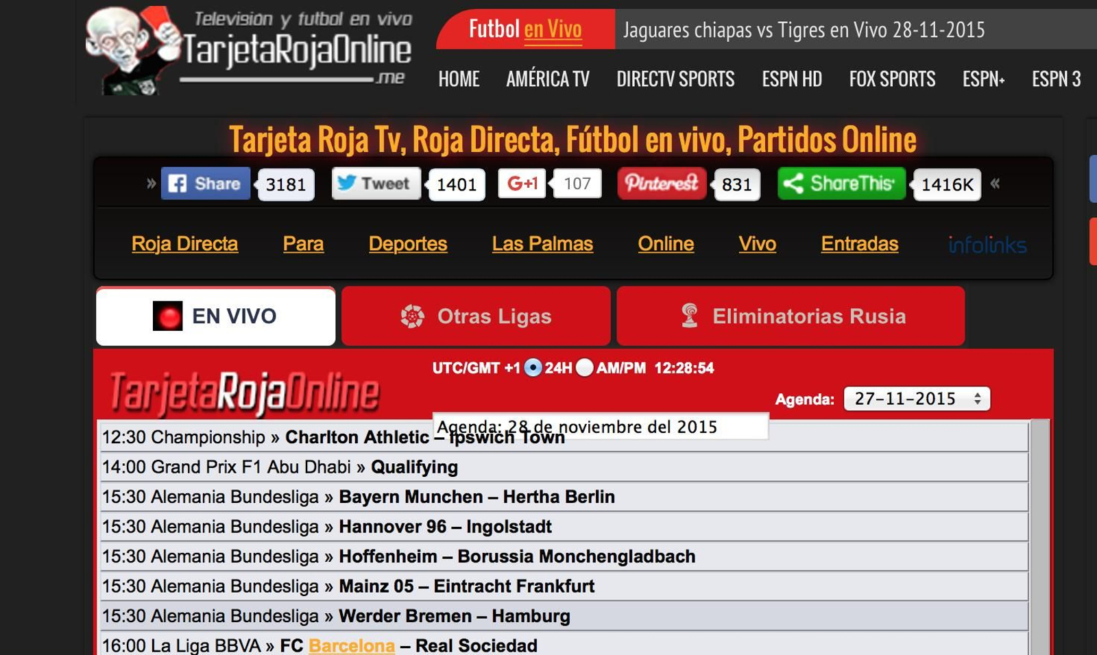 Tarjeta Roja directa.