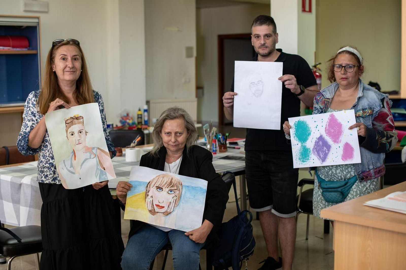 Ana E. Parro, Ana, Deivid y Rita Sory muestran sus últimos trabajos, en los que prueban nuevas disciplinas y técnicas. (FOTO: ÓSCAR PINAL)