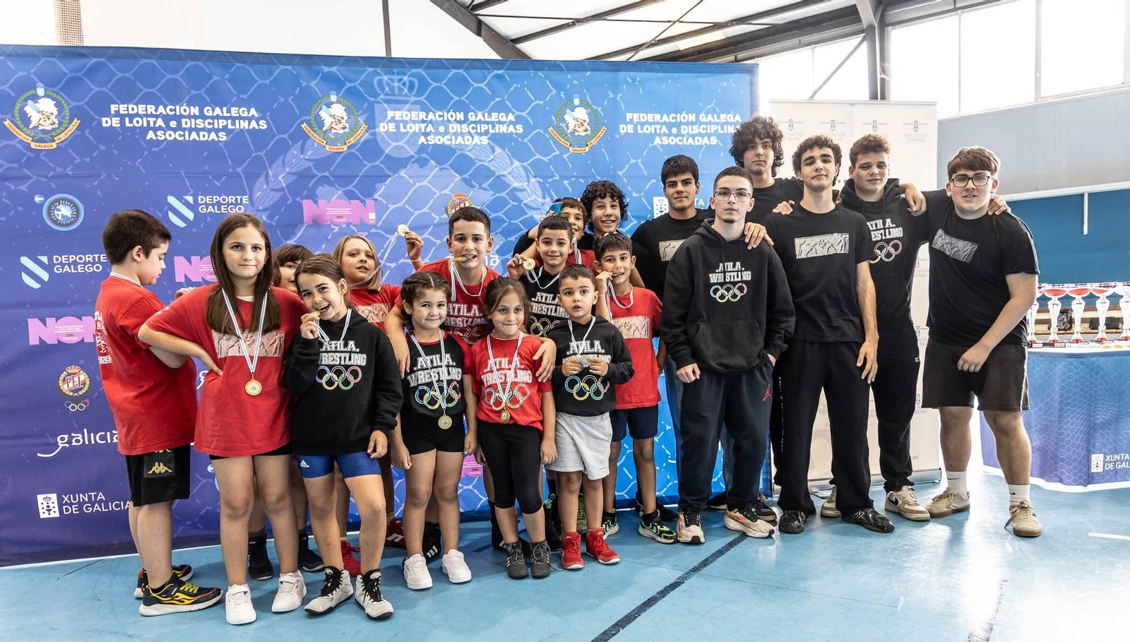 Los guerreros ourensanos de base pelearon con la sonrisa puesta
