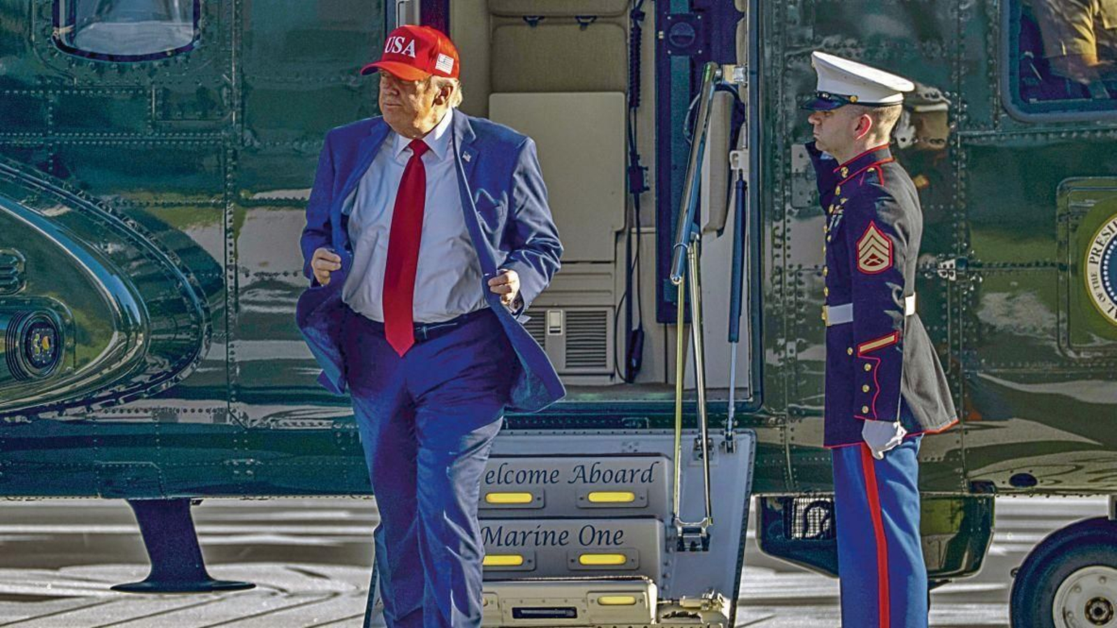 Trump, de regreso a la Casa Blanca el martes.