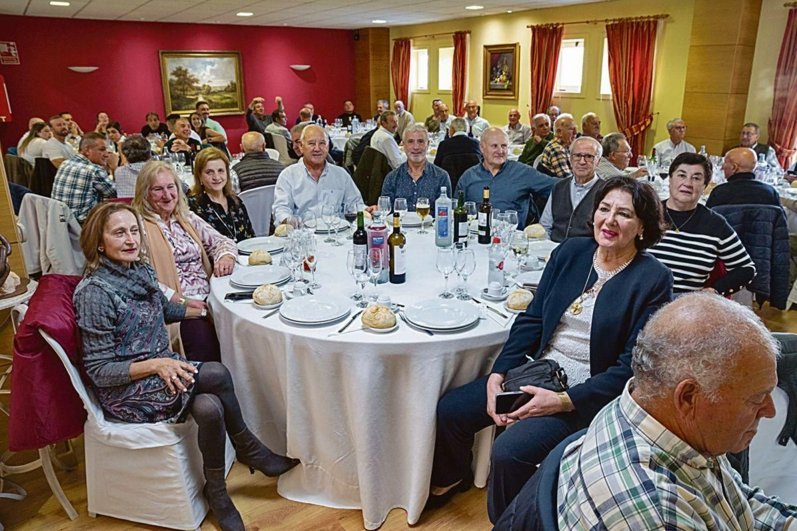 Pepa, Julia, María Emilia, José Luis, Paco, Pedro, Dibuja, Manuela y María.