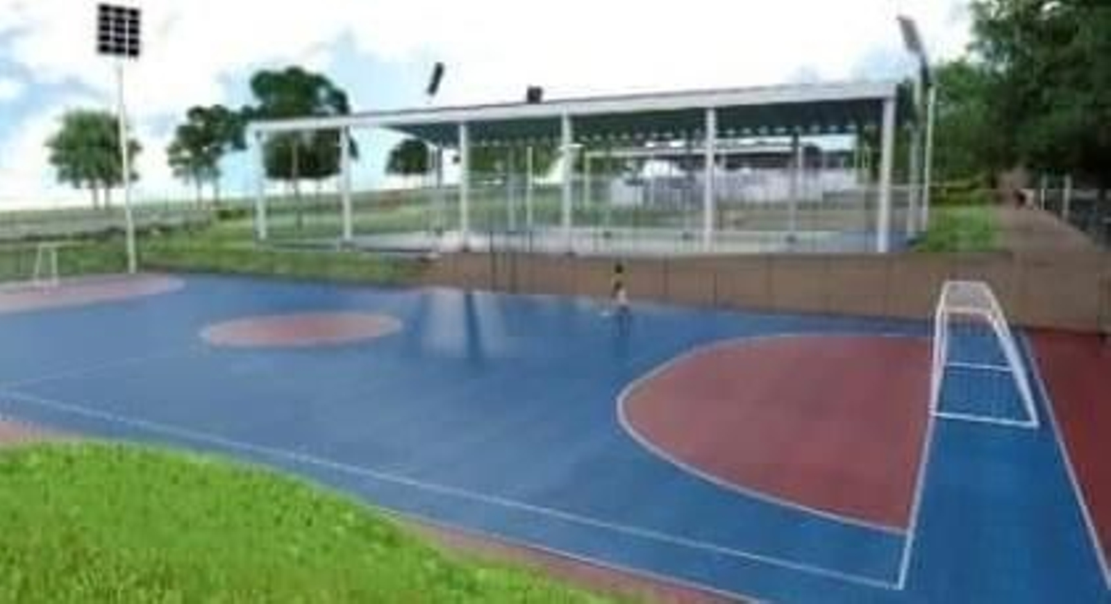 Pista polideportiva con la que contarán las instalaciones.