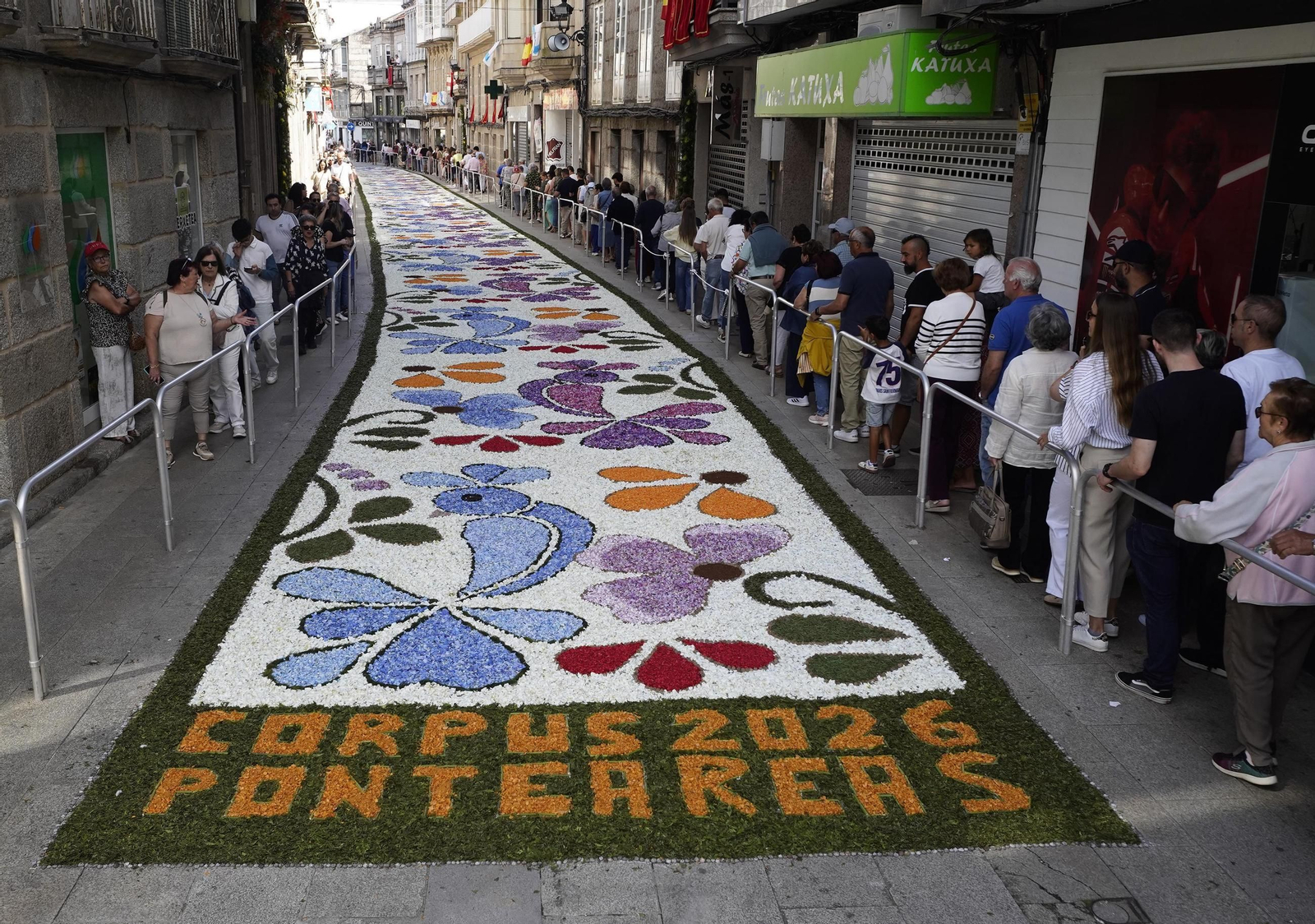 Celebración del Corpus en Ponteareas.