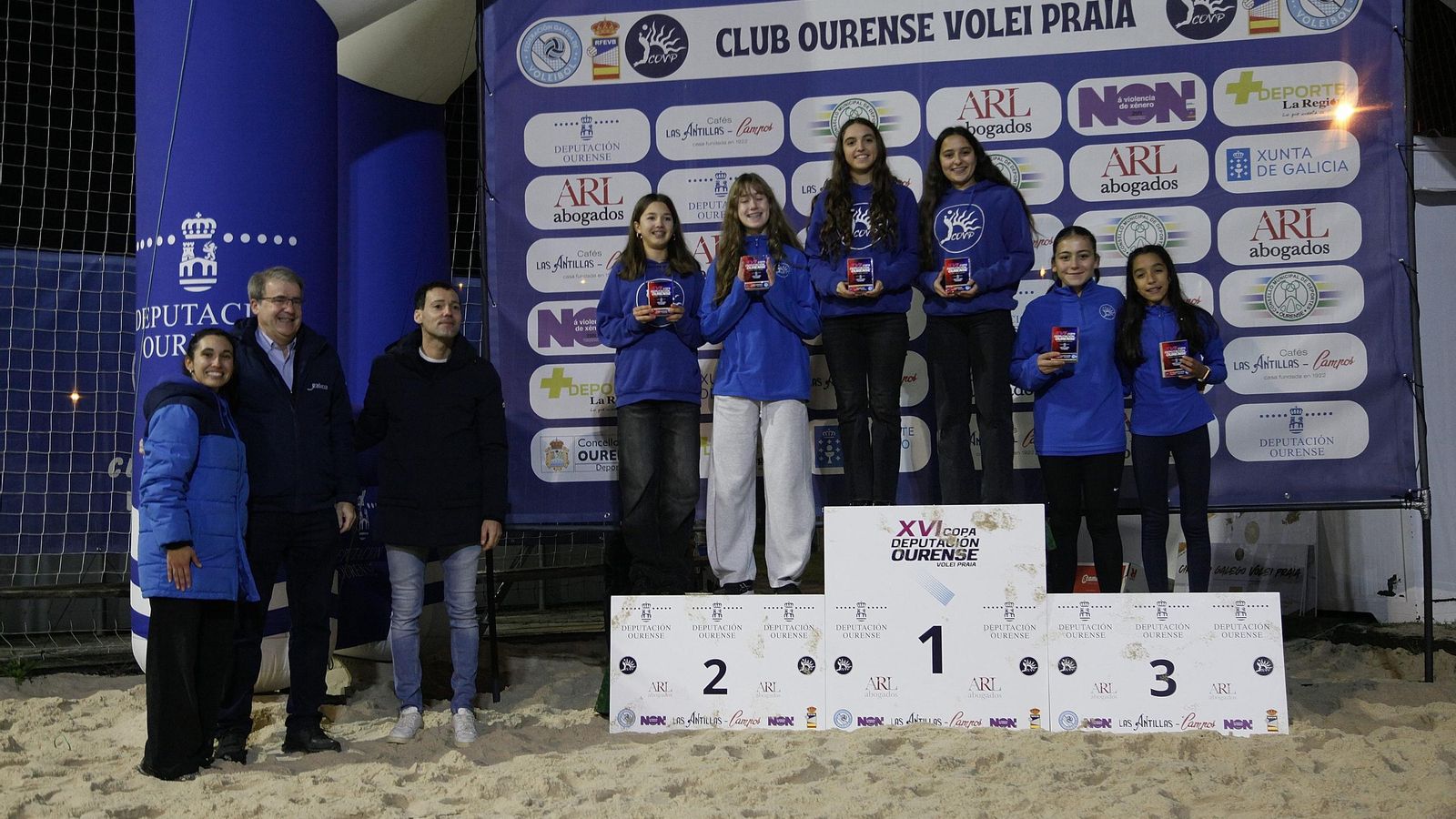 Galería | El voley playa entrega sus reconocimiento a los mejores de la Copa Diputación