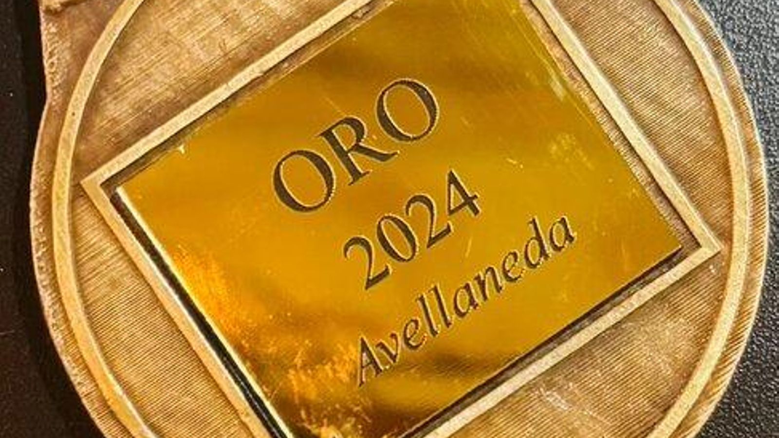 Medalla de Oro | Foto: Instagram @orense.alfajores