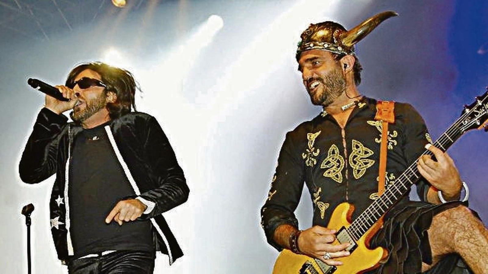 Herdeiros da Crus durante un concierto en Lugo.