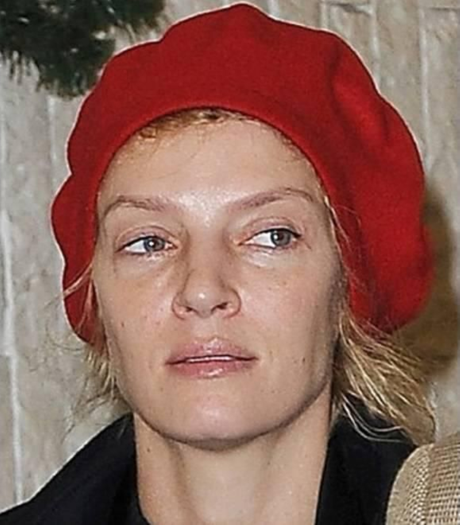 Uma Thurman sin maquillaje