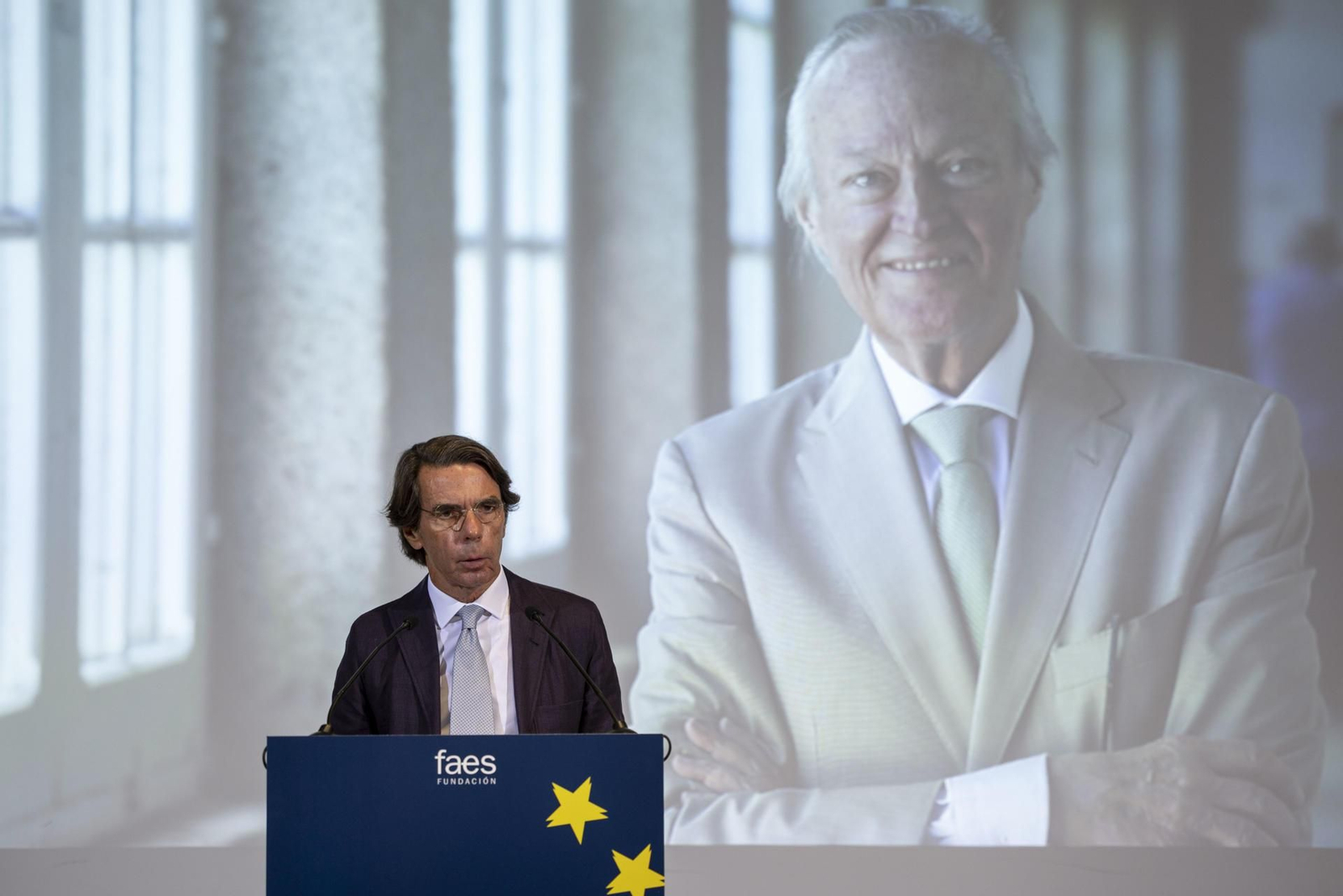 José María Aznar en la inauguración del Campus FAES 2023