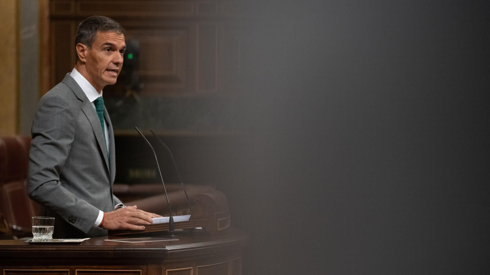 El presidente del Gobierno, Pedro Sánchez, comparece durante una sesión plenaria en el Congreso de los Diputados, a 3 de septiembre de 2026, en Madrid (España).