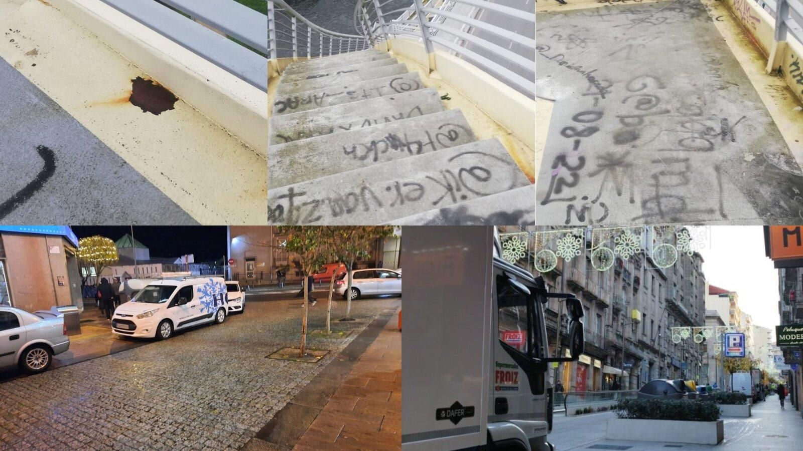 Las denuncias de los vecinos de Ourense, hoy.