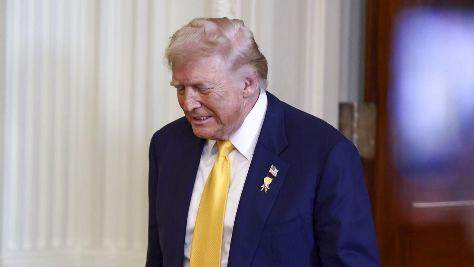 El presidente estadounidense Donald Trump, en la Casa Blanca.