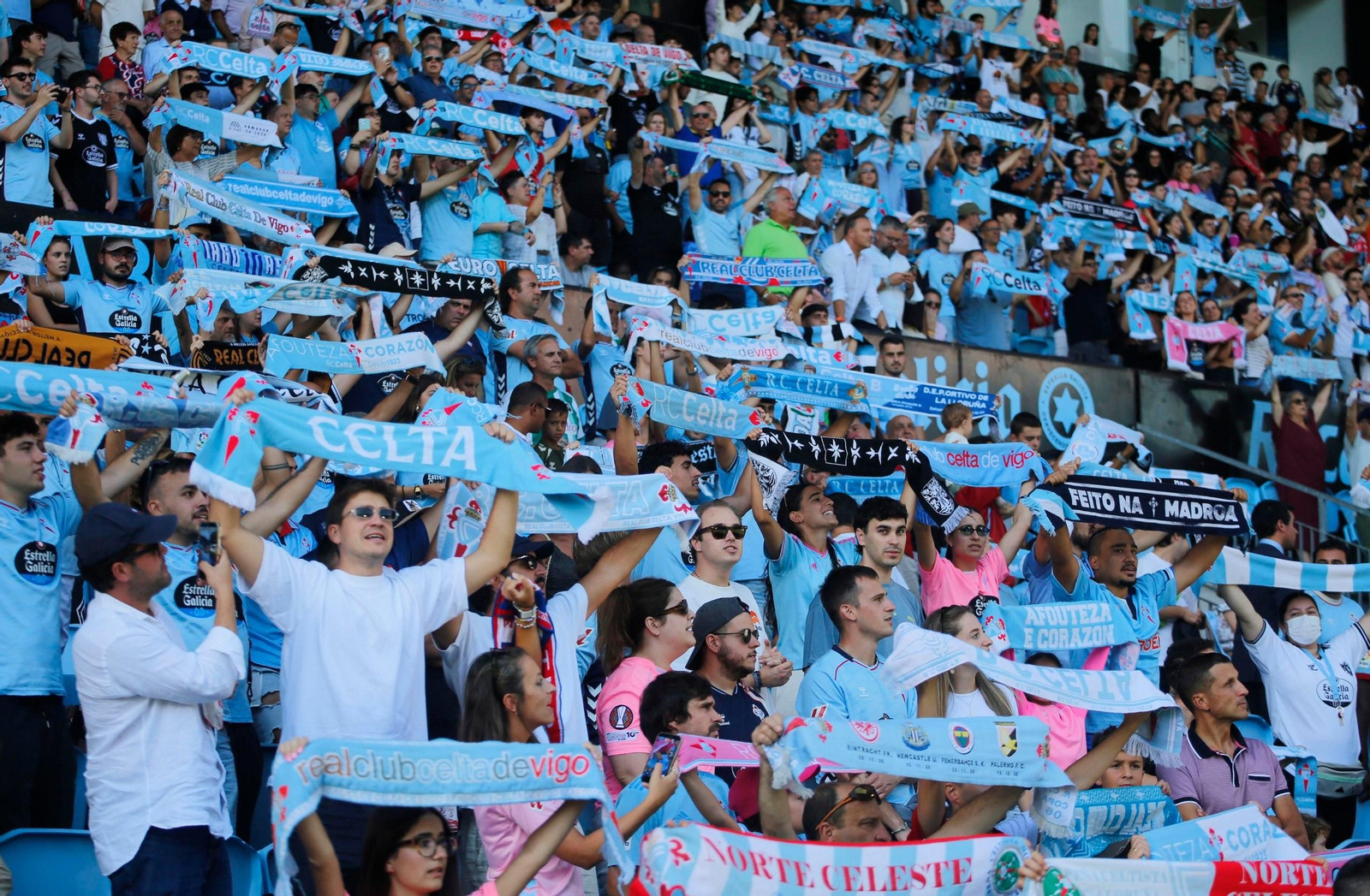 Galería | El partido entre Celta y Racing de Santander, en imágenes