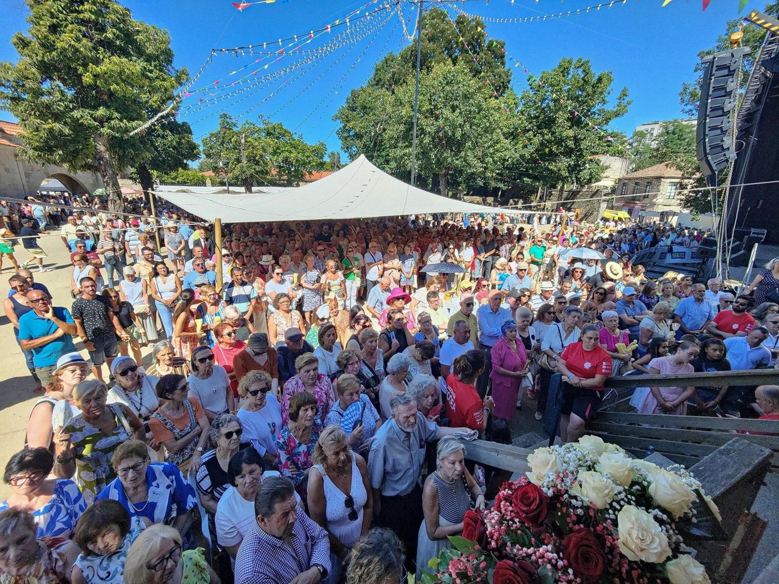 Procesión en la romería de San Roque.