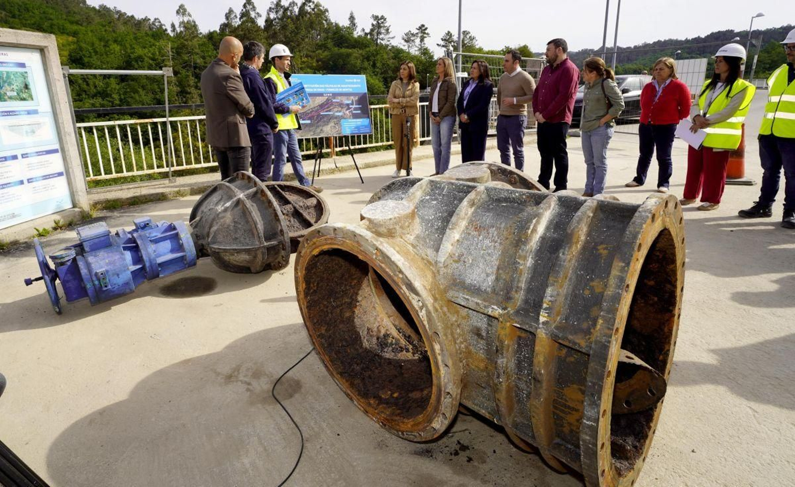 La Xunta completa las válvulas provisionales de Eiras y prevé instalar las definitivas tras el verano
