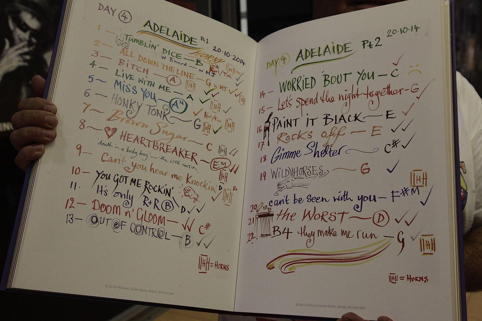 Piezas de la exposición The Rolling Stones // FOTOS: MIGUEL ÁNGEL