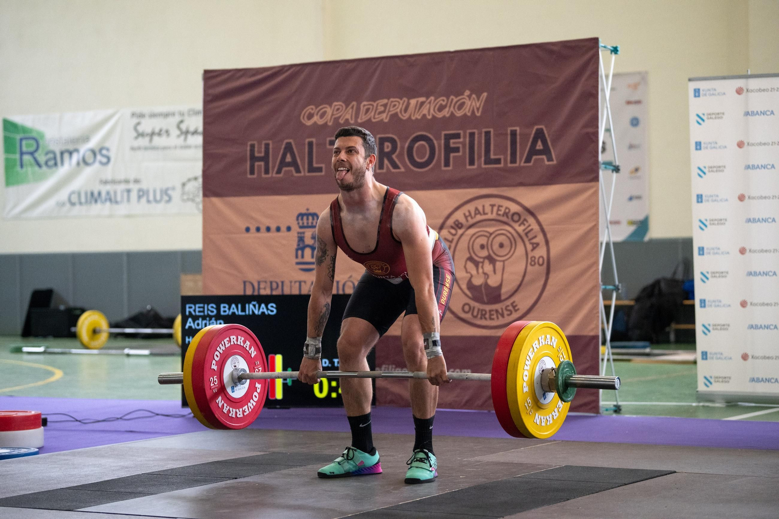 Galería | La halterofilia ourensana disputa la segunda jornada de la liga provincial