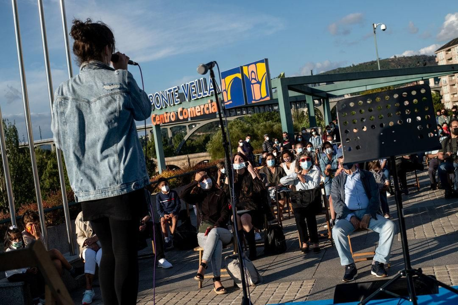 Imagen de un concierto en el CC Ponte Vella.