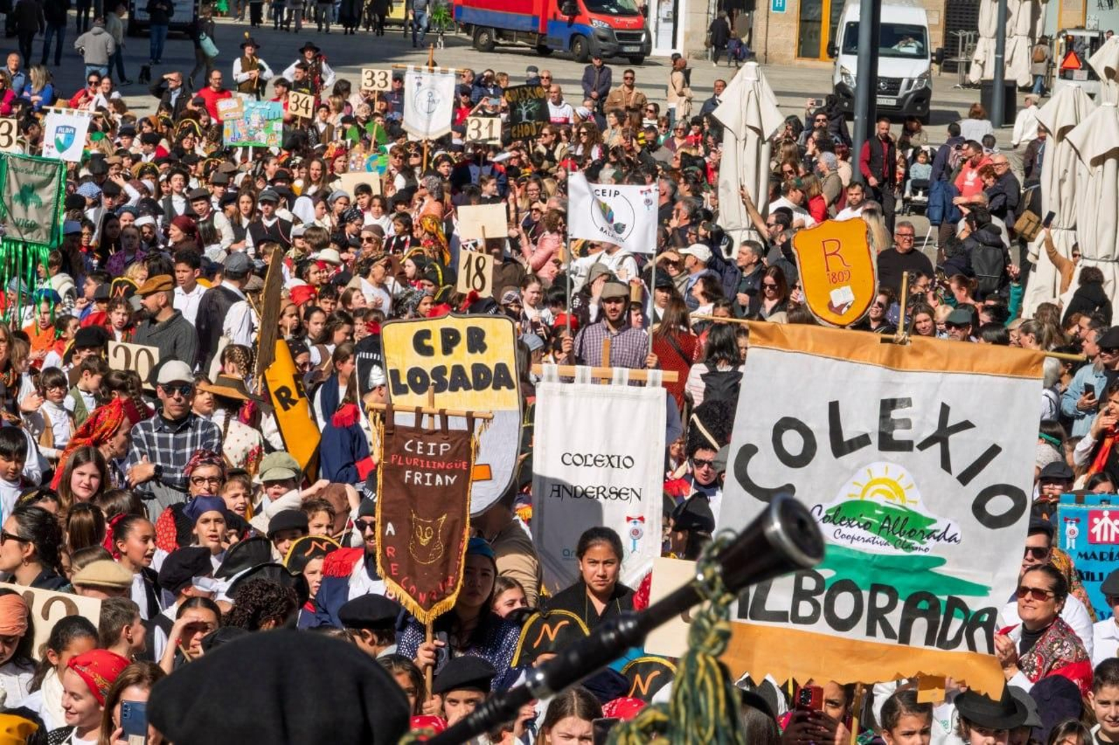 Galería | Cientos de niños toman Vigo por la Reconquistiña