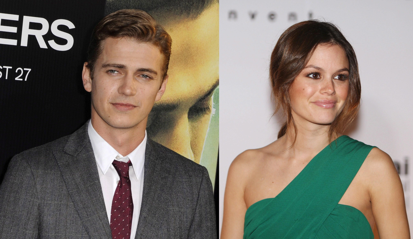 Combo fotográfico de archivo que muestra a la muestra a la actriz estadounidense Rachel Bilson y al intérprete canadiense Hayden Christensen