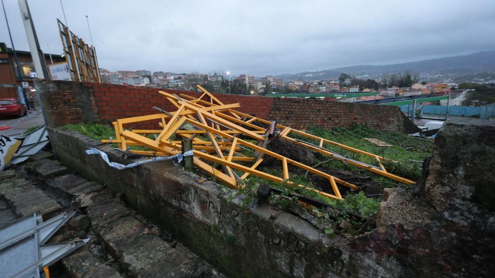 GALERÍA | Los estragos de la borrasca Herminia en Vigo
