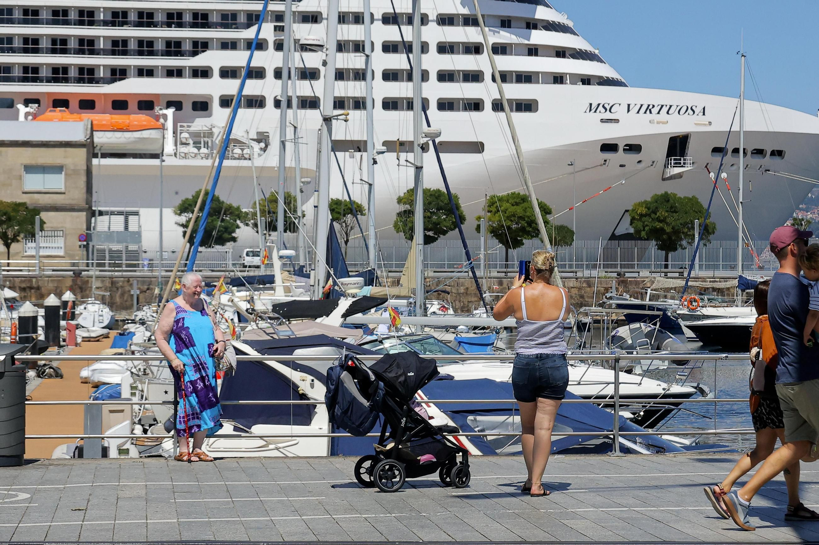 La semana de los gigantes del mar y 24.000 cruceristas