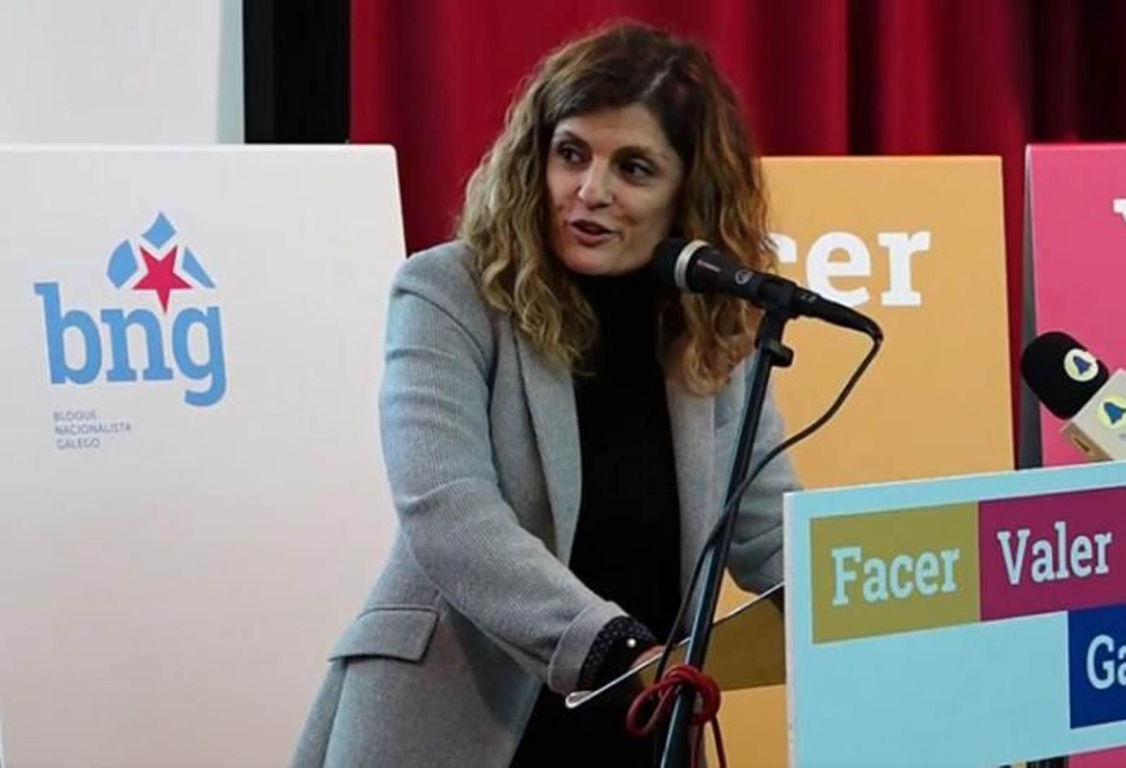 Sofía García, exmiembro del BNG en O Carballiño.