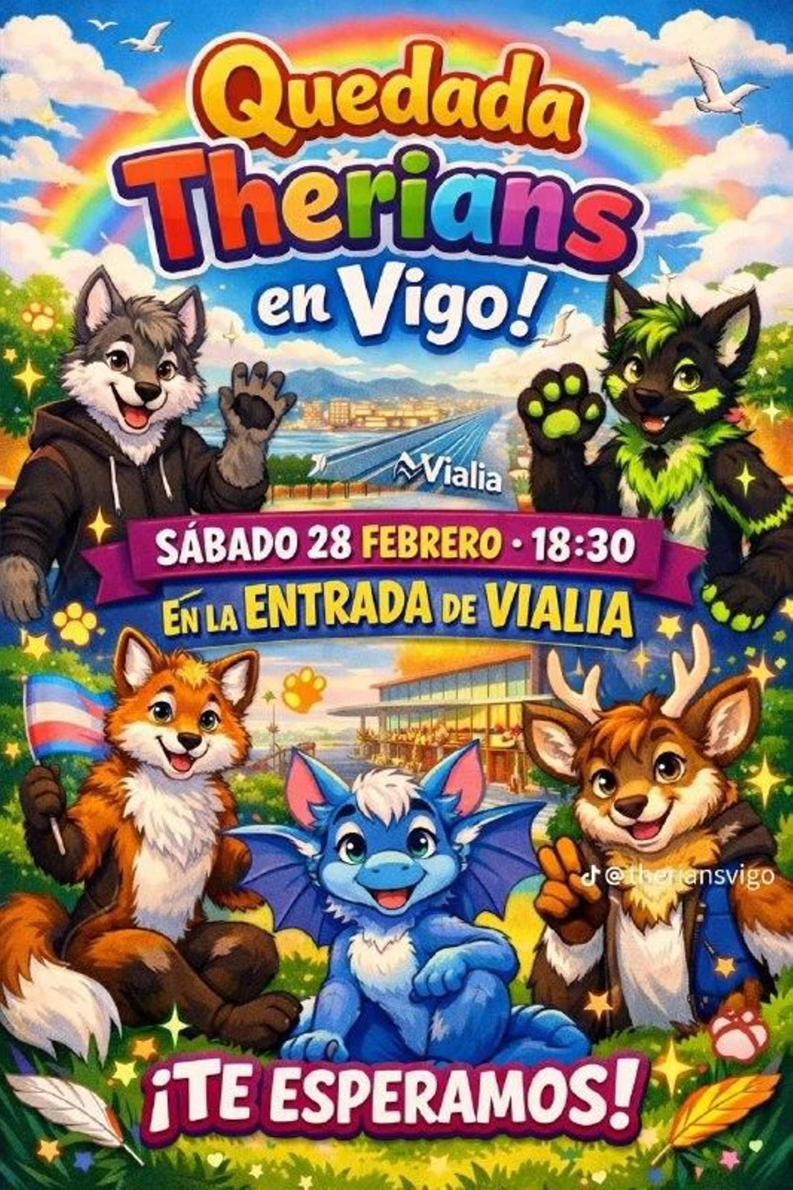 Quedada de therians en Vigo