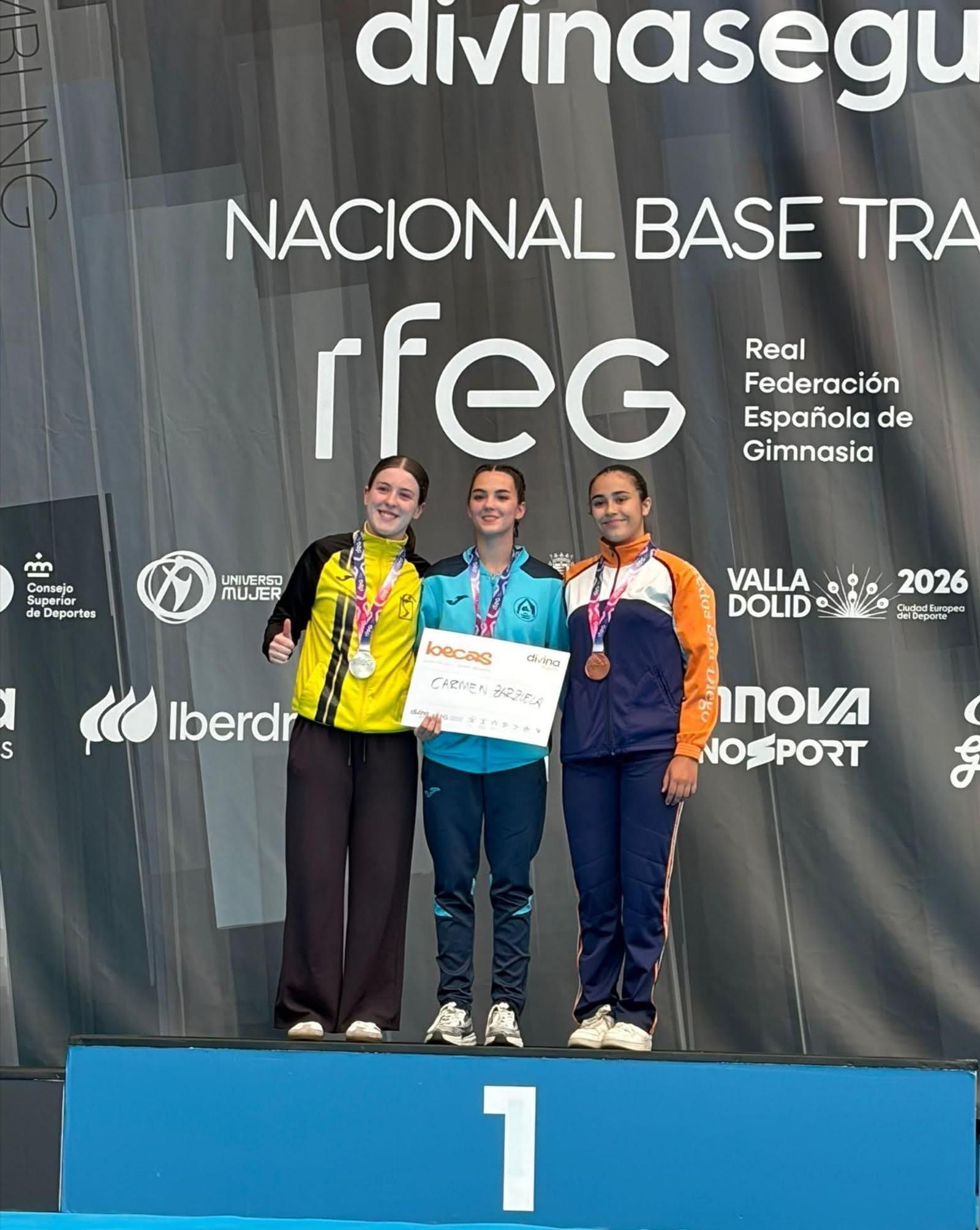 Valladolid encumbró al trampolín provincial