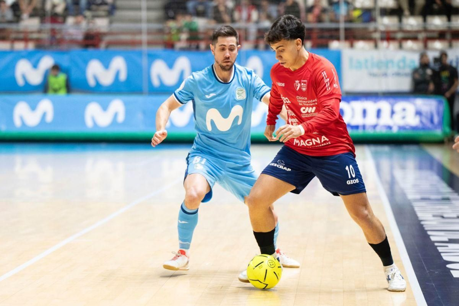 Pablo García ‘Pachu’, en un encuentro ante el Inter Movistar.