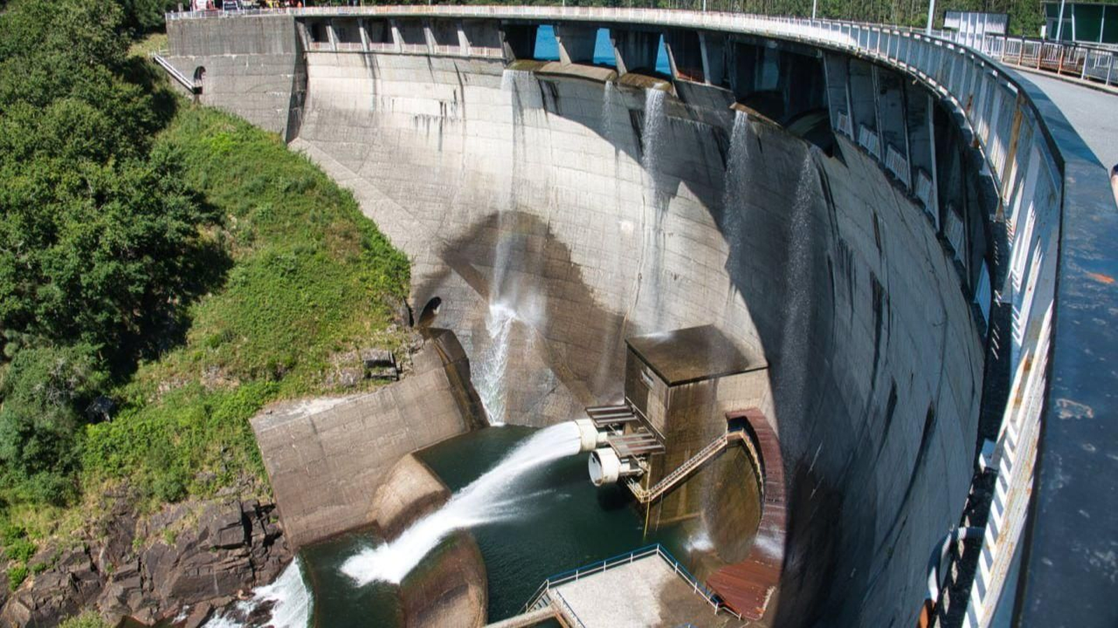 El embalse de Eiras, que abastece a Vigo.