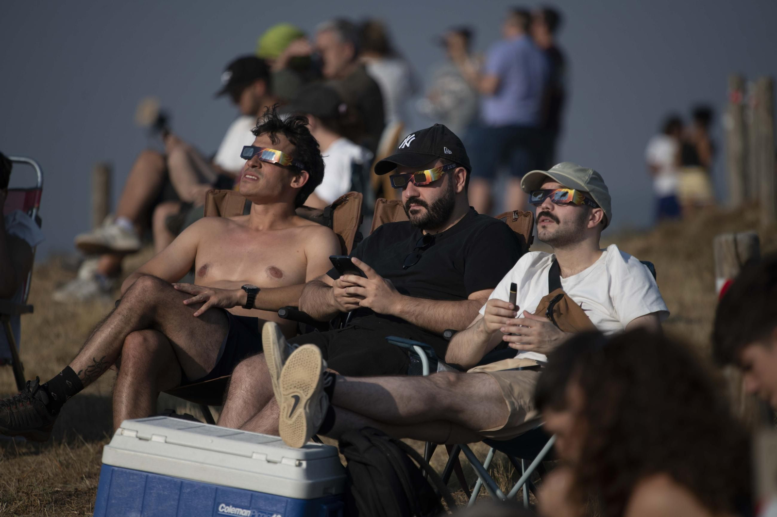 Galería | El observatorio de Trevinca, en A Veiga, vive una jornada histórica de eclipse
