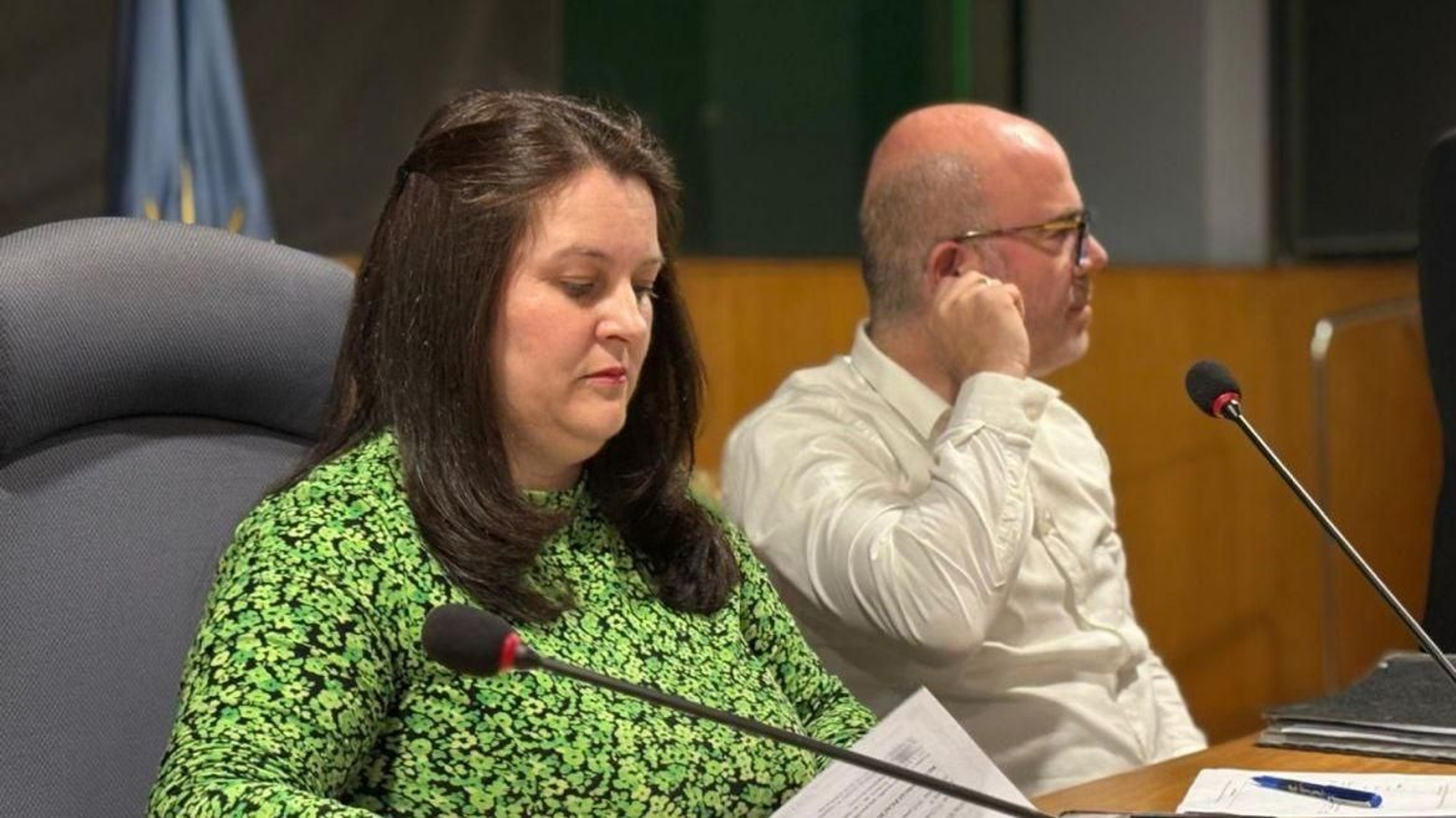 La alcaldesa de Cangas, Araceli Gestido.