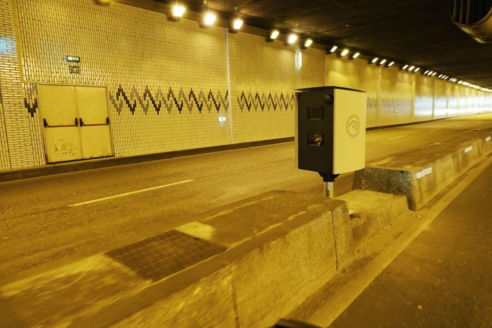 Un radar del túnel de Beiramar.