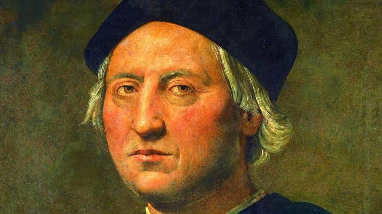 Supuesto retrato de Cristóbal Colón, de 1520.