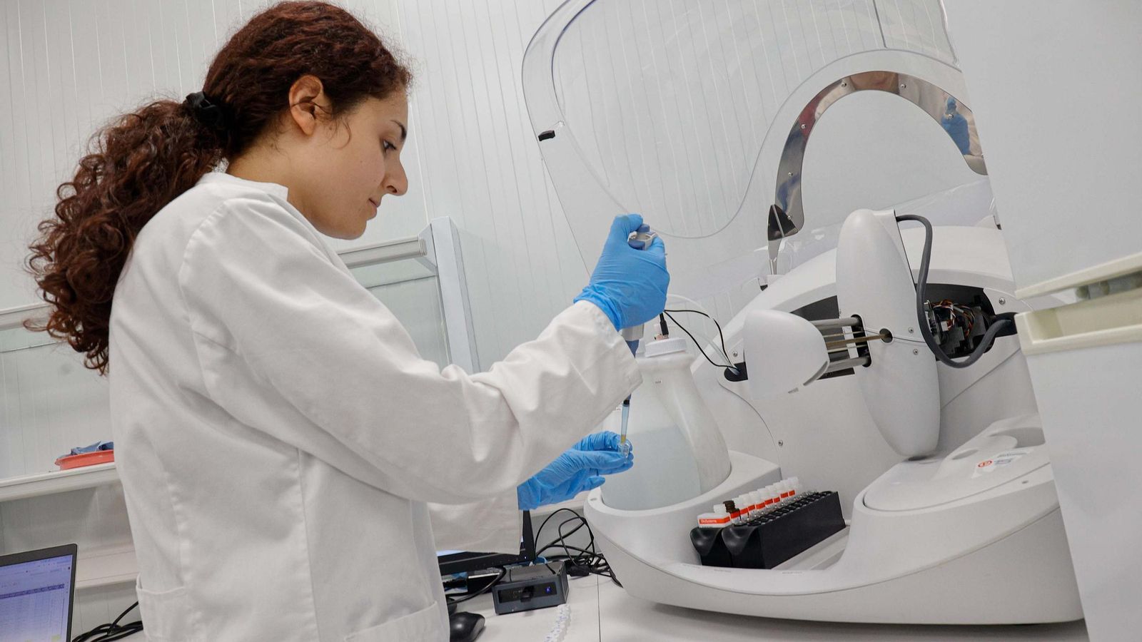 La empresa de biotecnología tiene su propio banco de hongos con el que trabaja.