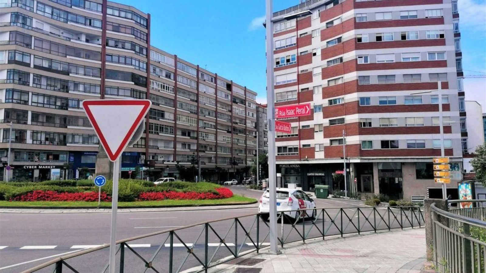 Edificios residenciales en el centro de Vigo.