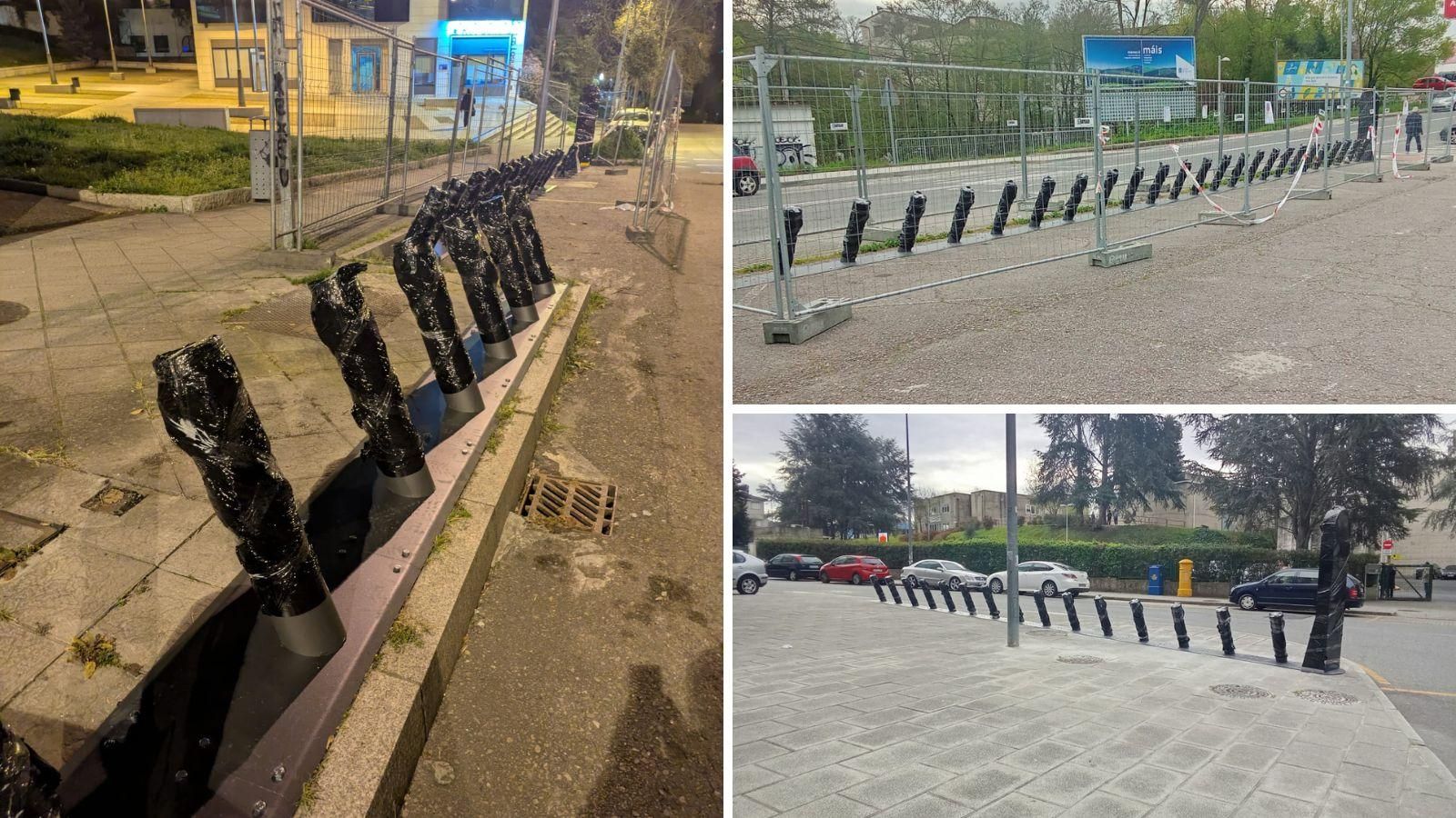 Los pivotes en los entornos del campus, Paco Paz y Universidad Laboral.