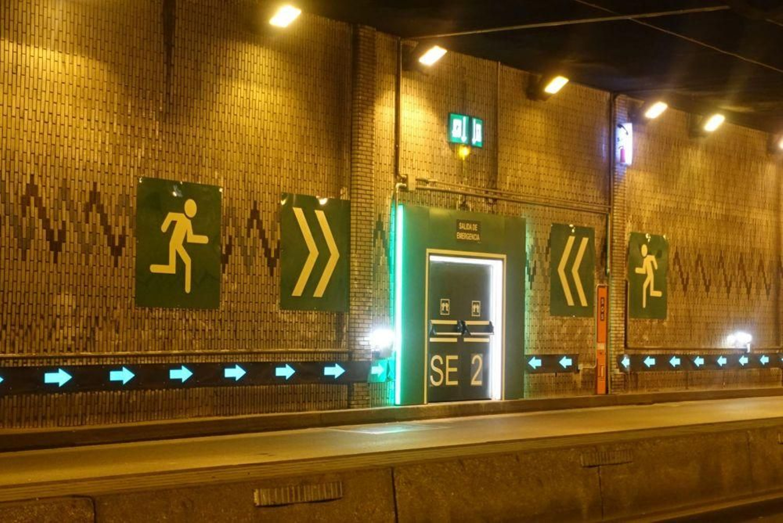 Renovación de seguridad del túnel de Beiramar.