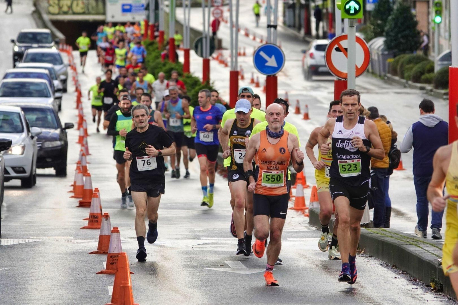La carrera Vigo+11 en Coia.